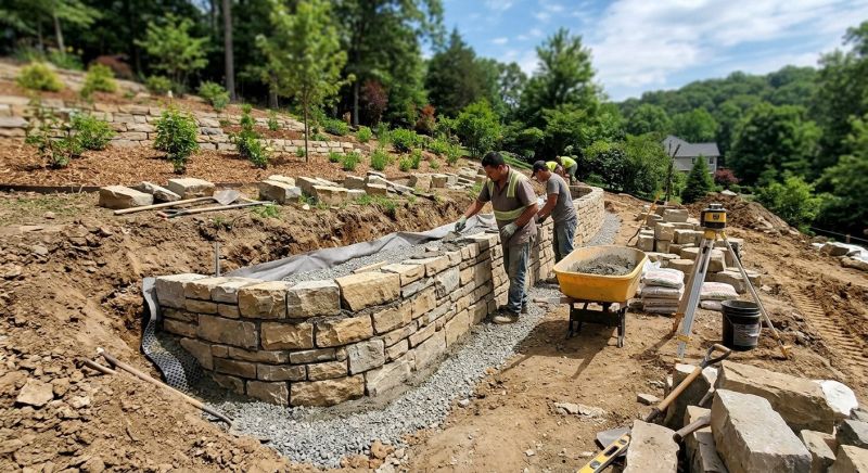 Landscape Wall Construction in Pasco County, FL