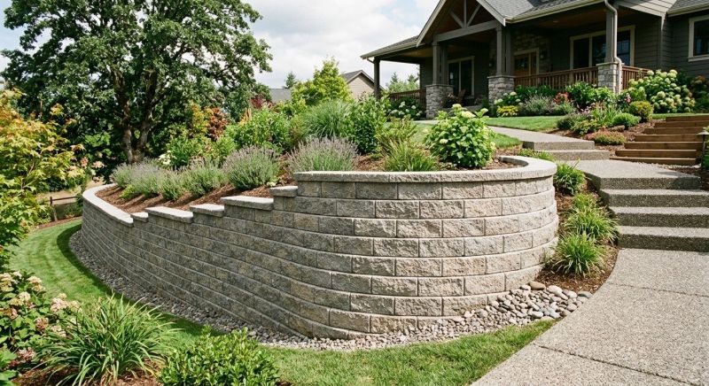 Retaining Wall Installation in Napa, CA