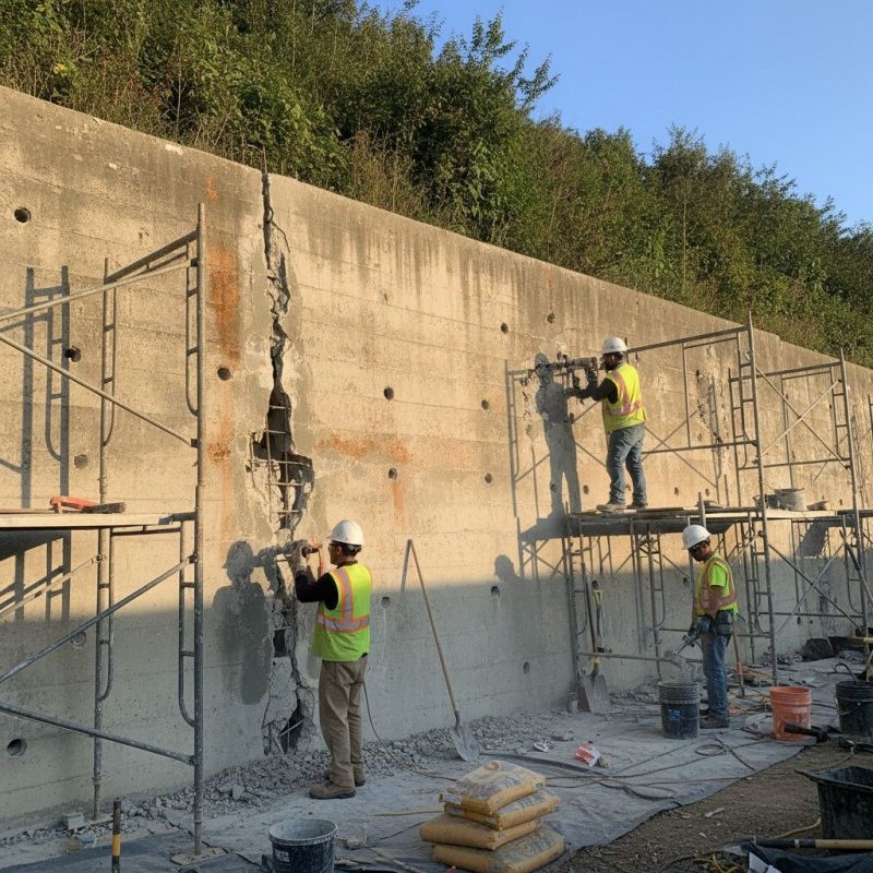 Retention Wall Construction