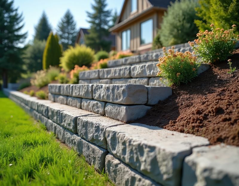 Stone Retaining Wall Service detail