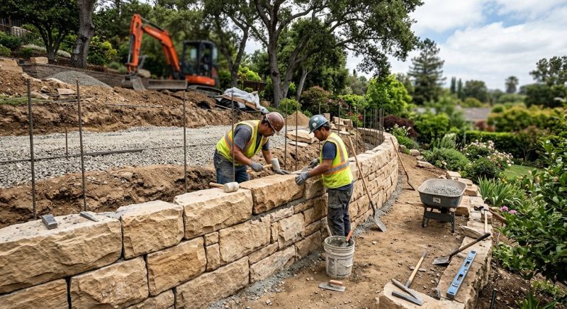 Landscape Wall Construction in Ocala, FL