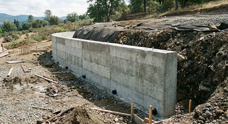 Retaining Wall Replacement in Sonoma County, CA