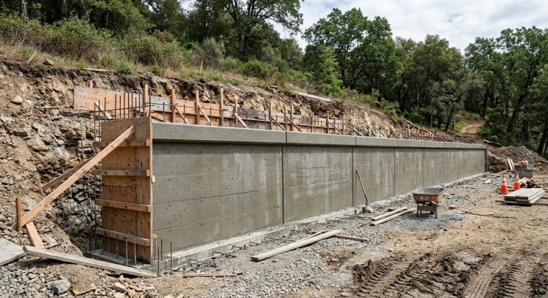 Retention Wall Construction in Daytona Beach, FL