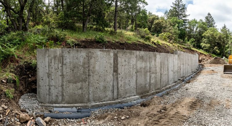 Retention Wall Installation in Clermont, FL